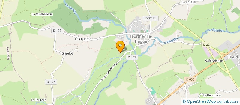 localisation de l'entreprise MONSIEUR JULES BROQUET  TEURTHEVILLE-HAGUE