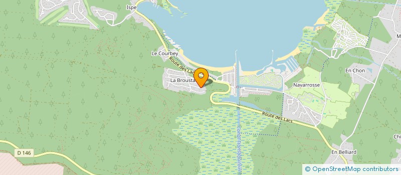 localisation de l'entreprise MONSIEUR JULES BROUCH  BISCARROSSE