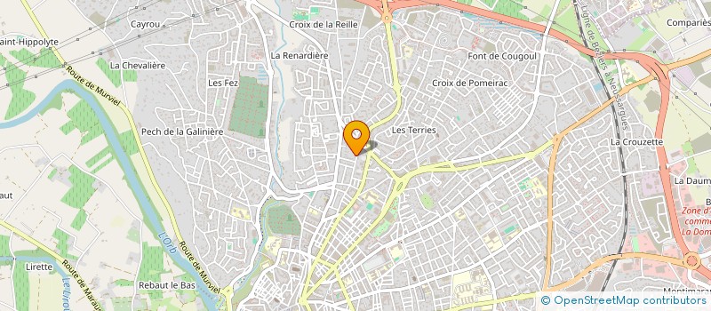 localisation de l'entreprise MONSIEUR JULES BRUNEL  BEZIERS