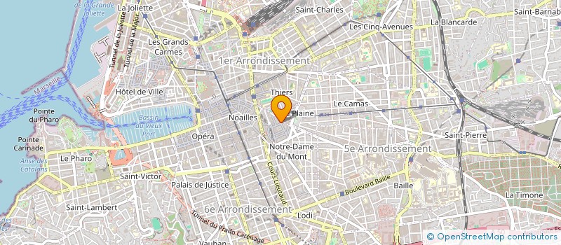 localisation de l'entreprise MONSIEUR JULES BURGUET  MARSEILLE