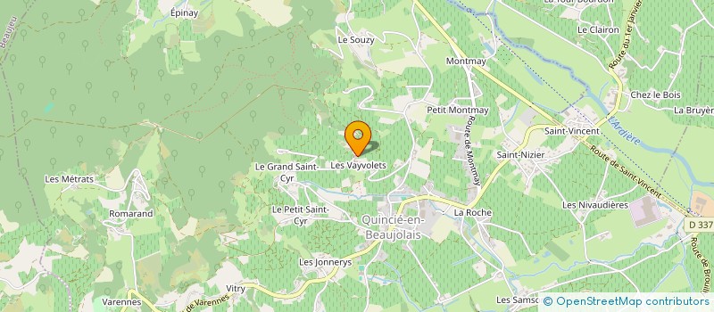 localisation de l'entreprise MONSIEUR JULES BURNICHON à QUINCIE-EN-BEAUJOLAIS