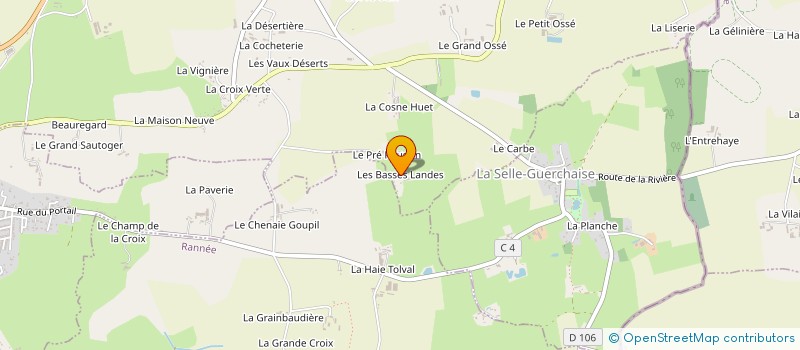 localisation de l'entreprise MONSIEUR JULES CADO à AVAILLES-SUR-SEICHE