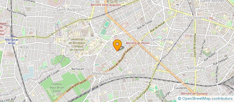 localisation de l'entreprise MONSIEUR JULES-CAMILLE DORE  BORDEAUX