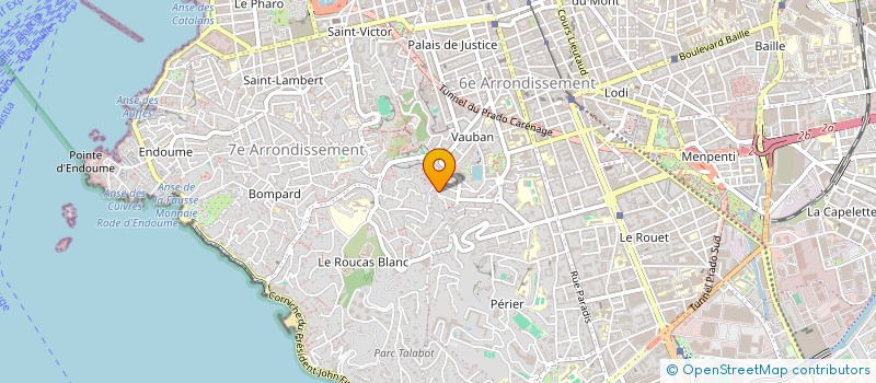 localisation de l'entreprise MONSIEUR JULES CAMPS  MARSEILLE