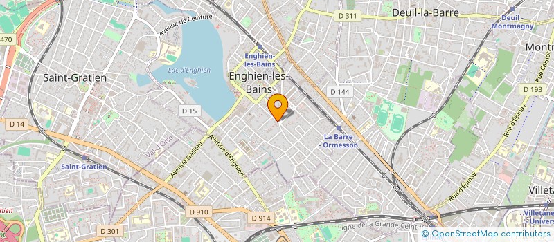 localisation de l'entreprise MONSIEUR JULES CANETTI  ENGHIEN-LES-BAINS