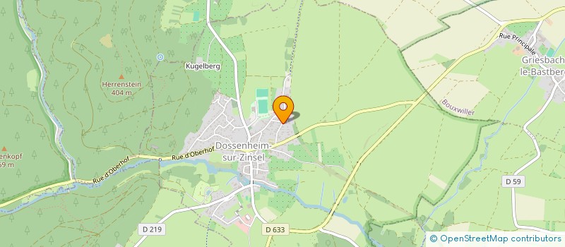 localisation de l'entreprise MONSIEUR JULES CARMAUX  DOSSENHEIM-SUR-ZINSEL