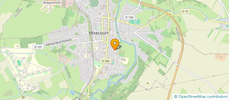 localisation de l'entreprise MONSIEUR JULES CARON  MIRECOURT