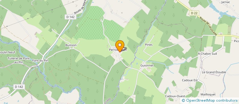 localisation de l'entreprise MONSIEUR JULES CASTETS  LARUSCADE