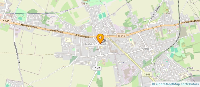 localisation de l'entreprise MONSIEUR JULES CATEAUX  AUBERCHICOURT