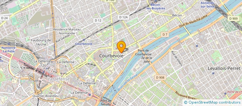 localisation de l'entreprise MONSIEUR JULES CAZEAUX à COURBEVOIE