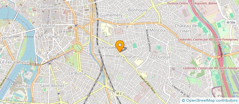 localisation de l'entreprise MONSIEUR JULES CHARRAUD à TOULOUSE