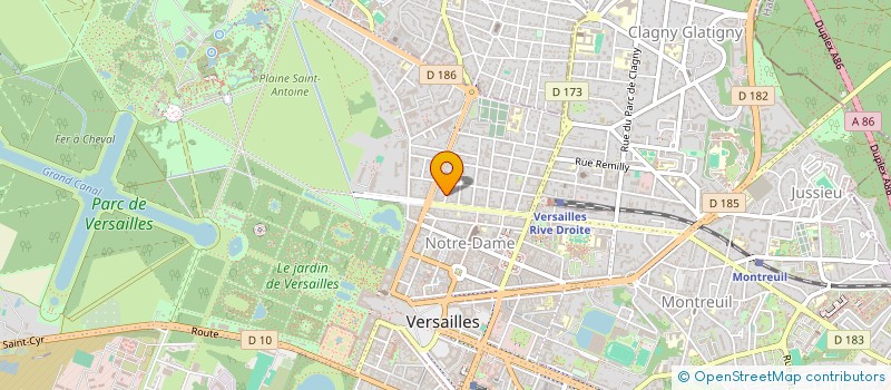 localisation de l'entreprise MONSIEUR JULES CHAZOT à VERSAILLES
