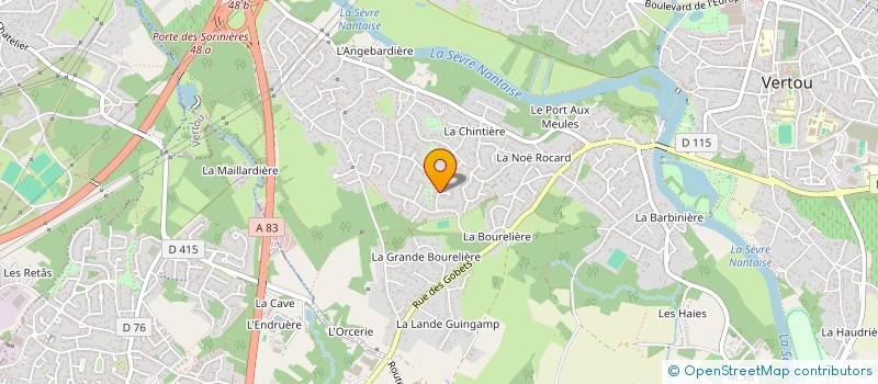 localisation de l'entreprise MONSIEUR JULES CORMIER à VERTOU