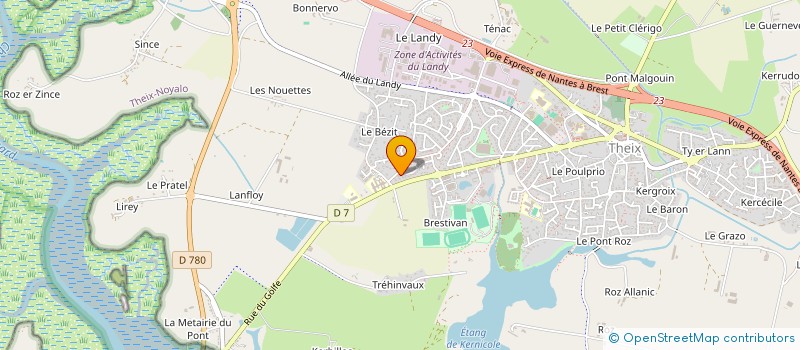 localisation de l'entreprise MONSIEUR JULES COTTE à THEIX-NOYALO