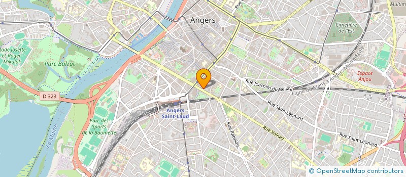localisation de l'entreprise MONSIEUR JULES COUETMEUR à ANGERS