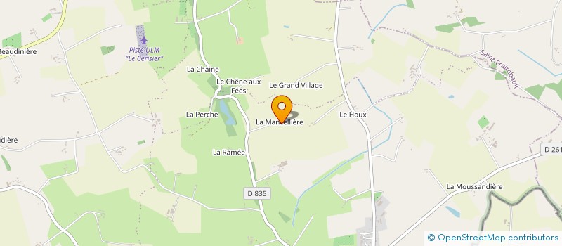 localisation de l'entreprise MONSIEUR JULES COUPEAU à PASSAIS VILLAGES