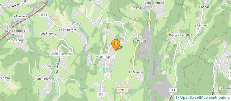 localisation de l'entreprise MONSIEUR JULES COURLIVANT  MONTAGNOLE