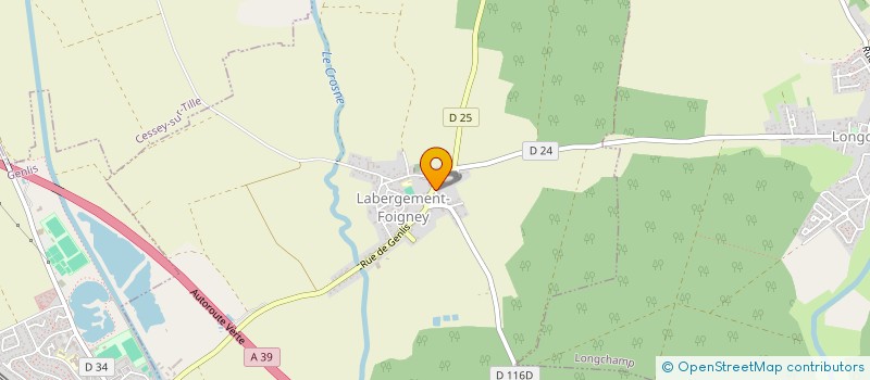 localisation de l'entreprise MONSIEUR JULES DA SILVA LIMA  LABERGEMENT-FOIGNEY