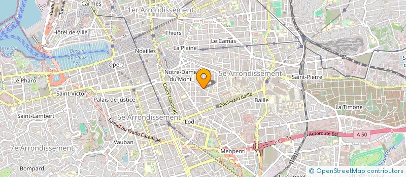 localisation de l'entreprise MONSIEUR JULES DAMONTE  MARSEILLE