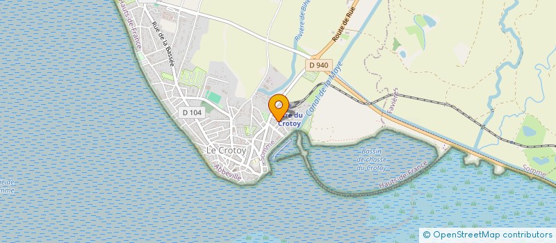 localisation de l'entreprise MONSIEUR JULES DANTIN à LE CROTOY