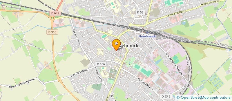 localisation de l'entreprise MONSIEUR JULES DEBRUYNE  HAZEBROUCK