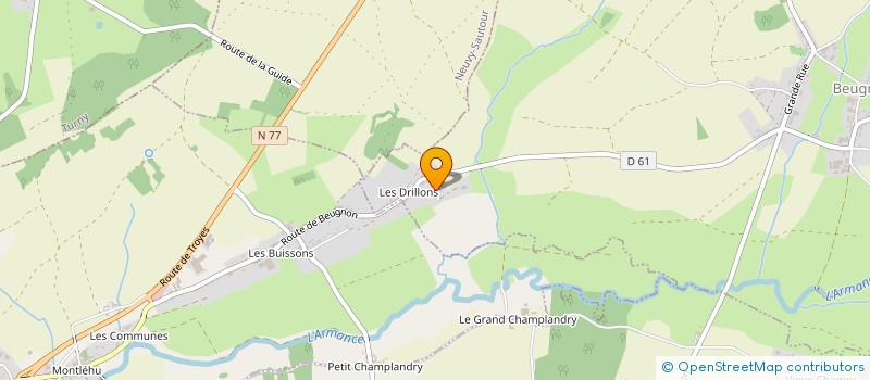 localisation de l'entreprise MONSIEUR JULES DEGOIX à BEUGNON