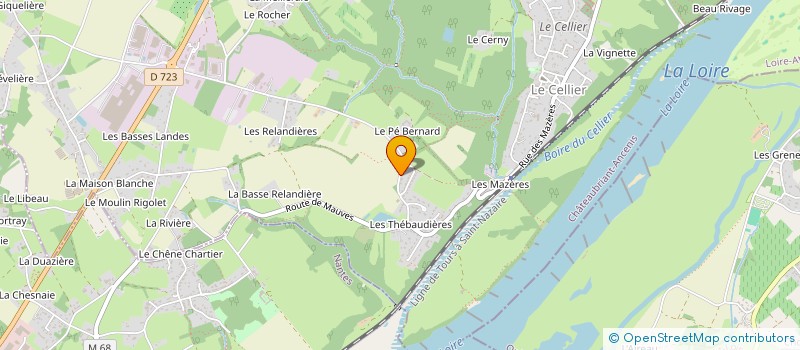 localisation de l'entreprise MONSIEUR JULES DELAS  LE CELLIER