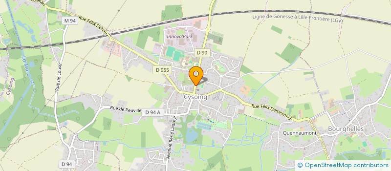 localisation de l'entreprise MONSIEUR JULES DELESALLE  CYSOING