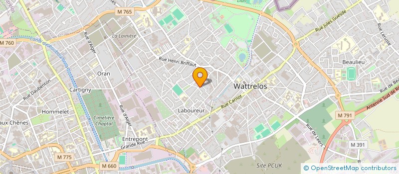 localisation de l'entreprise MONSIEUR JULES DEMEYRE  WATTRELOS