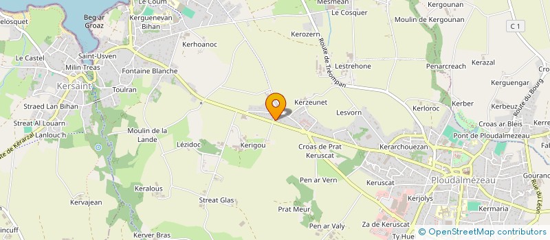 localisation de l'entreprise MONSIEUR JULES DENIEL à PLOUDALMEZEAU