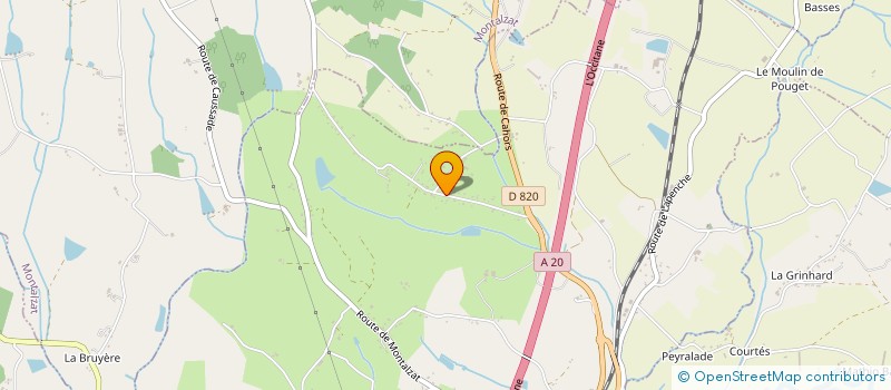 localisation de l'entreprise MONSIEUR JULES DERRAMOND  CAUSSADE