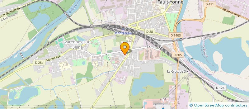 localisation de l'entreprise MONSIEUR JULES DIMANDJA KANDOLO  VARENNES-SUR-SEINE