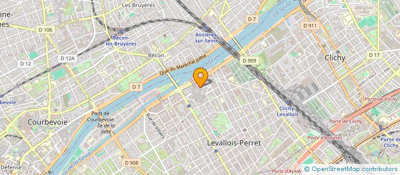 localisation de l'entreprise MONSIEUR JULES DINAND à LEVALLOIS-PERRET