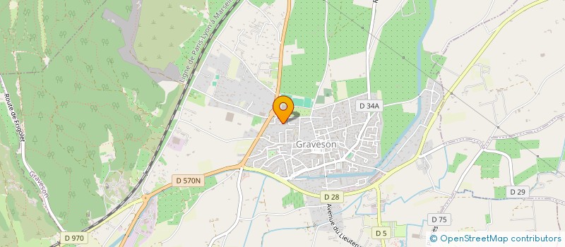 localisation de l'entreprise MONSIEUR JULES DIOP  GRAVESON