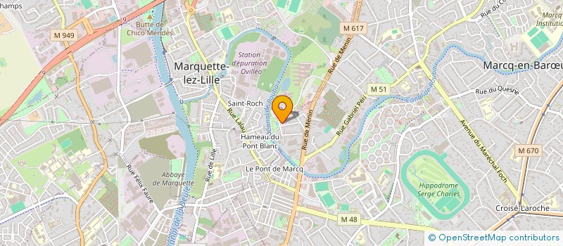 localisation de l'entreprise MONSIEUR JULES DOLPHENS à MARCQ-EN-BARŒUL
