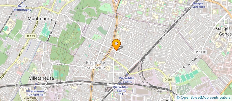 localisation de l'entreprise MONSIEUR JULES DORVIN à PIERREFITTE-SUR-SEINE