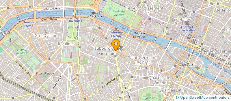 localisation de l'entreprise MONSIEUR JULES DU FAYET DE LA TOUR  PARIS