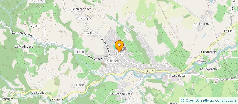 localisation de l'entreprise MONSIEUR JULES DUFOURNET  MESSIMY