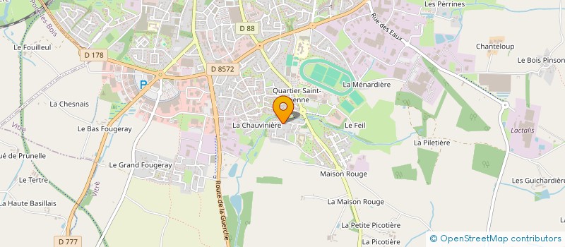 localisation de l'entreprise MONSIEUR JULES DUJARDIN  VITRE