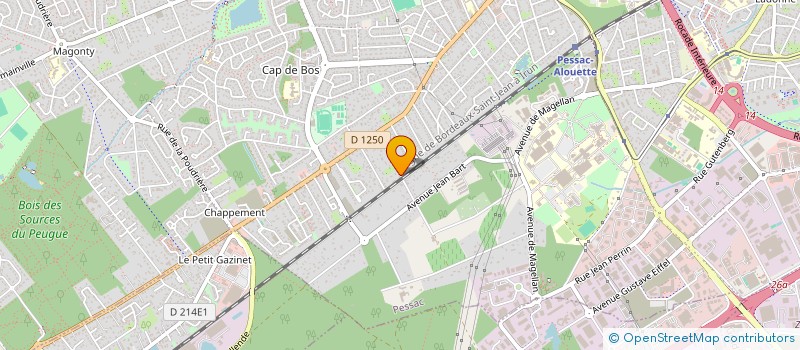 localisation de l'entreprise MONSIEUR JULES DUPART  PESSAC