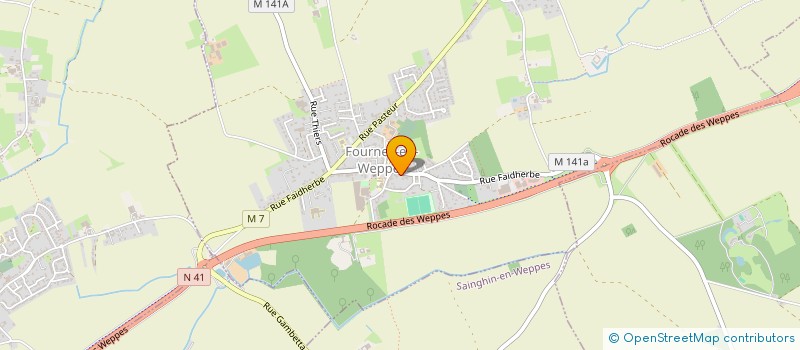 localisation de l'entreprise MONSIEUR JULES DURAN  FOURNES-EN-WEPPES