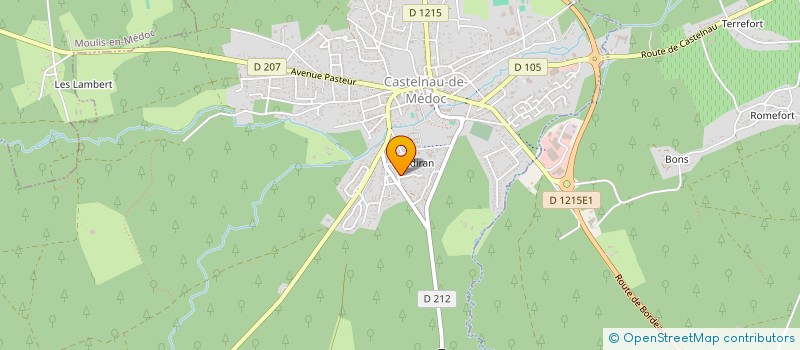 localisation de l'entreprise MONSIEUR JULES DURAND ARNAUDET  CASTELNAU-DE-MEDOC