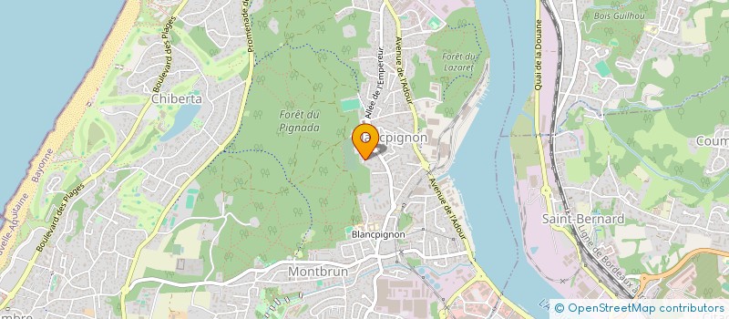 localisation de l'entreprise MONSIEUR JULES DURAND JULES  ANGLET