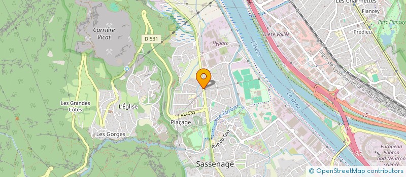 localisation de l'entreprise MONSIEUR JULES EXBRAYAT  SASSENAGE