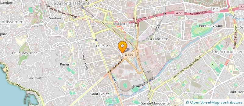 localisation de l'entreprise MONSIEUR JULES FAYOLLE à MARSEILLE