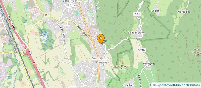 localisation de l'entreprise MONSIEUR JULES FEUILLET  SAINT-JEOIRE-PRIEURE