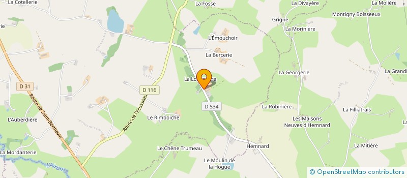 localisation de l'entreprise MONSIEUR JULES FOUREAU à ST MARS SUR LA FUTAIE