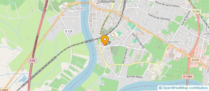 localisation de l'entreprise MONSIEUR JULES FOURIOT  LIBOURNE