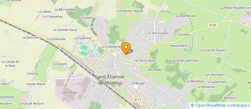 localisation de l'entreprise MONSIEUR JULES FRENEAU à SAINT-ETIENNE-DE-MONTLUC