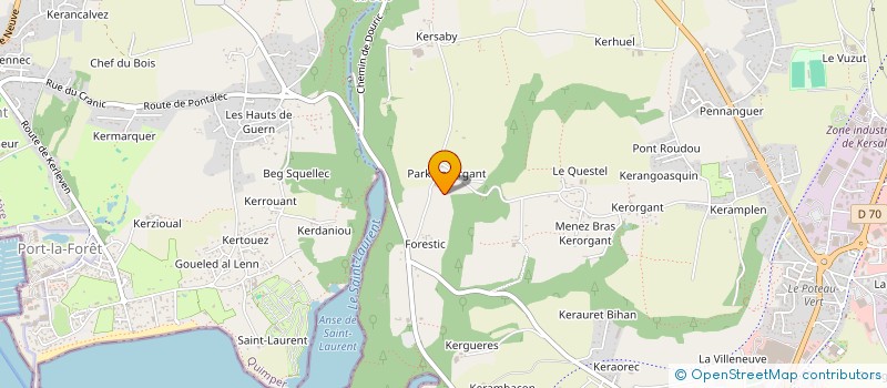 localisation de l'entreprise MONSIEUR JULES FRESNE à CONCARNEAU